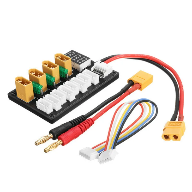 Lipo Parallel Charging Board - 3S/4S XT60 B6 Lipo Bateria 5P
