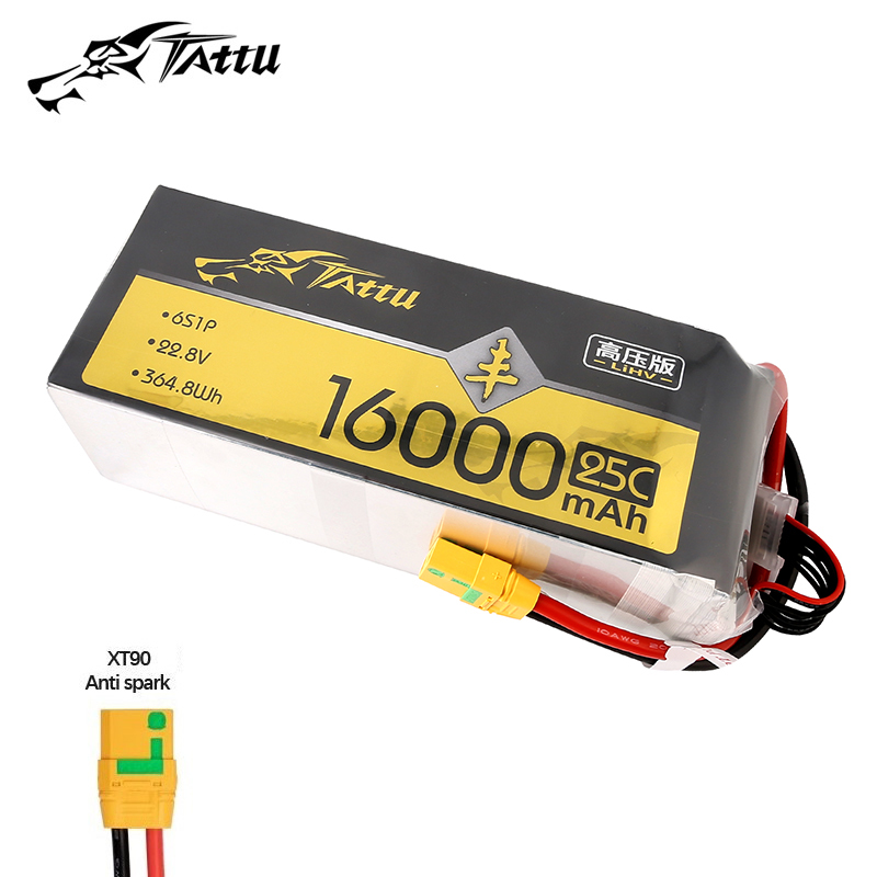 Drone Zll Rc - Bateria LiPo TATTU 16000mAh 25C 22.8V