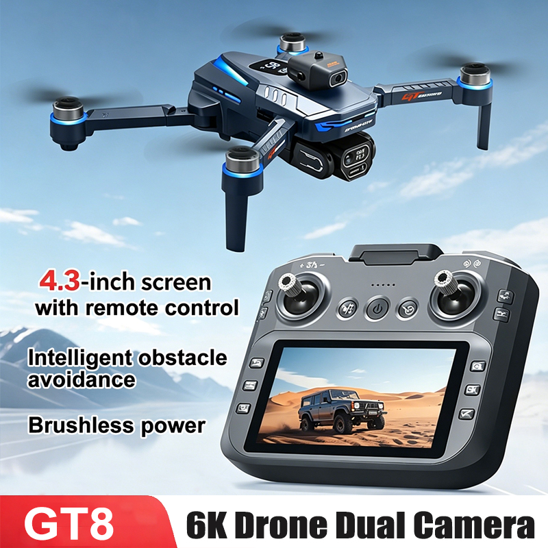 Drone Gt8 Rc - Drone GT8 3.7V 1300mAh com Tela