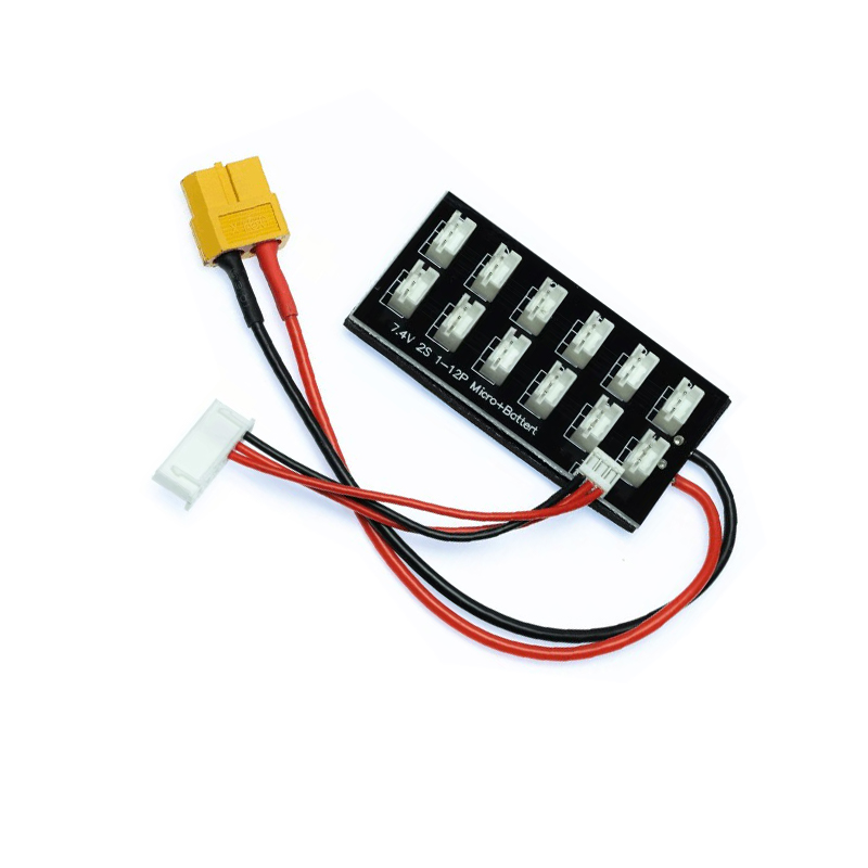 Lipo Parallel Charging Board - Feminino Plug Paralelo Charge Board, Carregamento