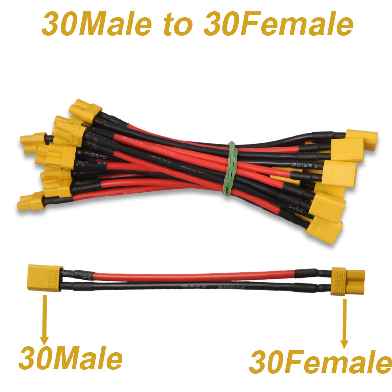 Drone Rc Link - 1/5 peças Adaptador de Conector XT30