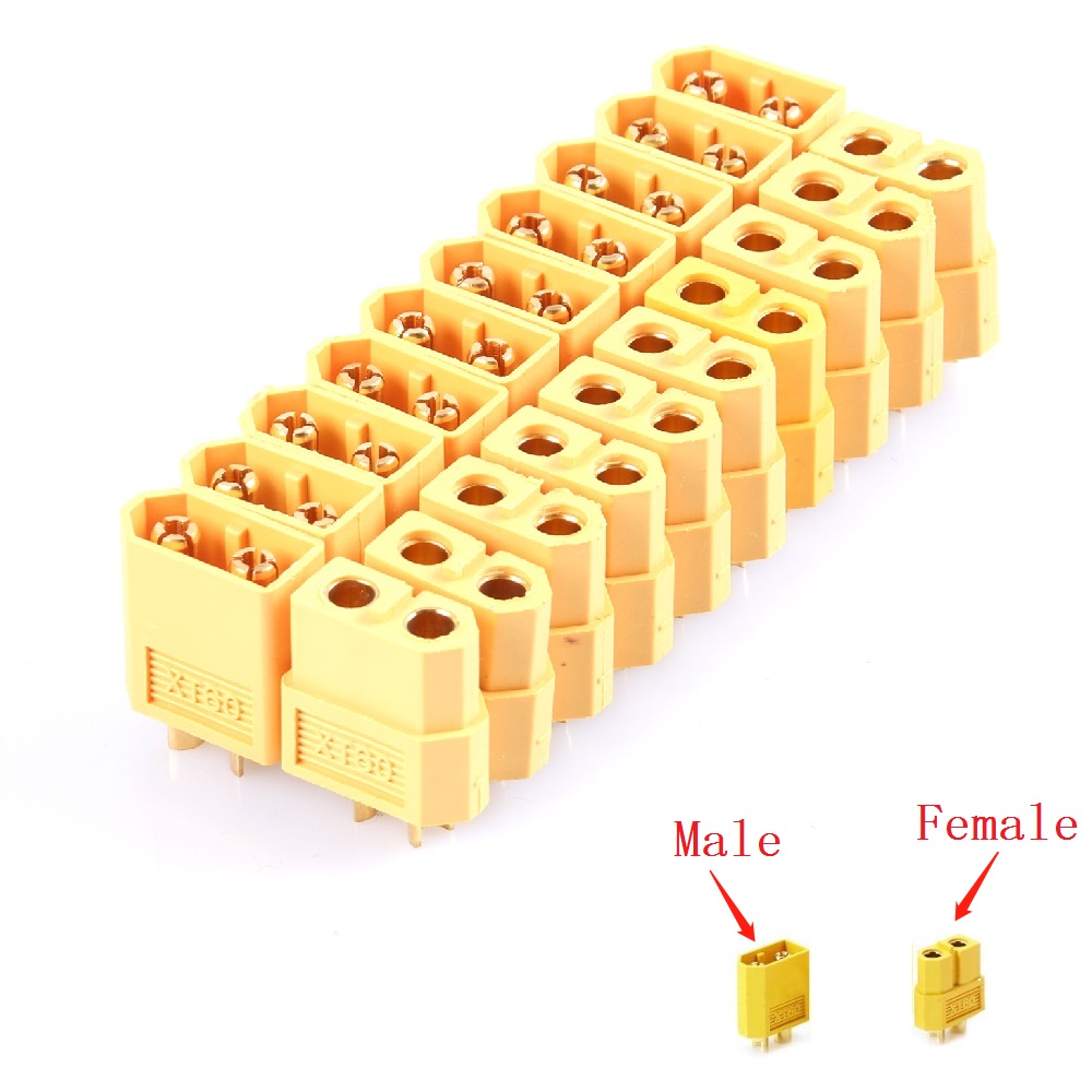 Drone Motor Rc Car - HOBBYMATE-XT60 Conector macho e fêmea Plug,