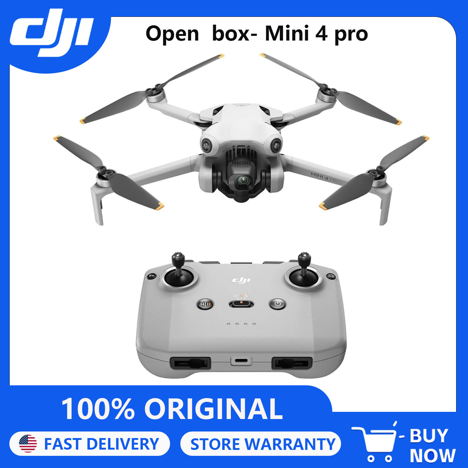 Drone Dji Rc N2 - Caixa Aberta - Drones DJI Mini