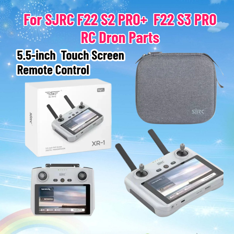 Drone Sjrc - Controle remoto com tela sensível ao