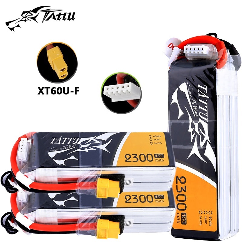 Bateria Lipo TATTU 2300mAh 4S  - Drone Zll Rc avaliação e preço