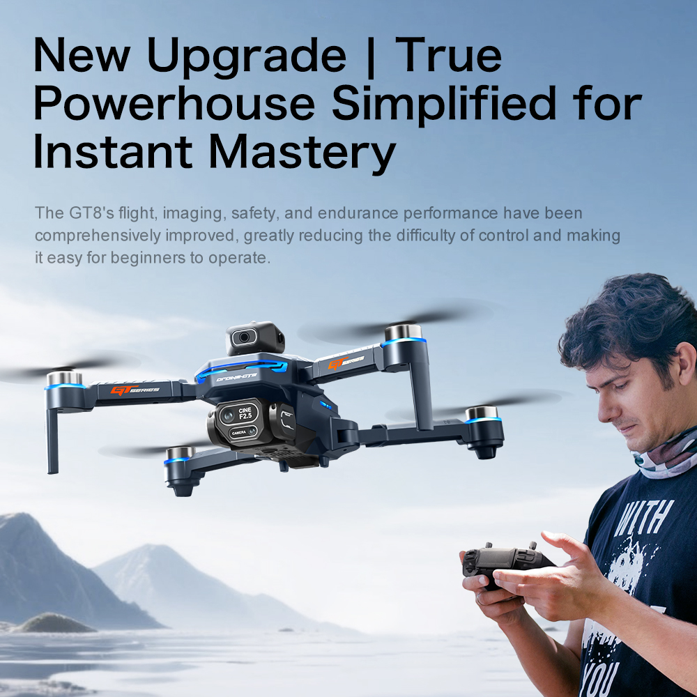 Drone Original GT8 8K Profissi - Drone Gt8 Rc avaliação e preço