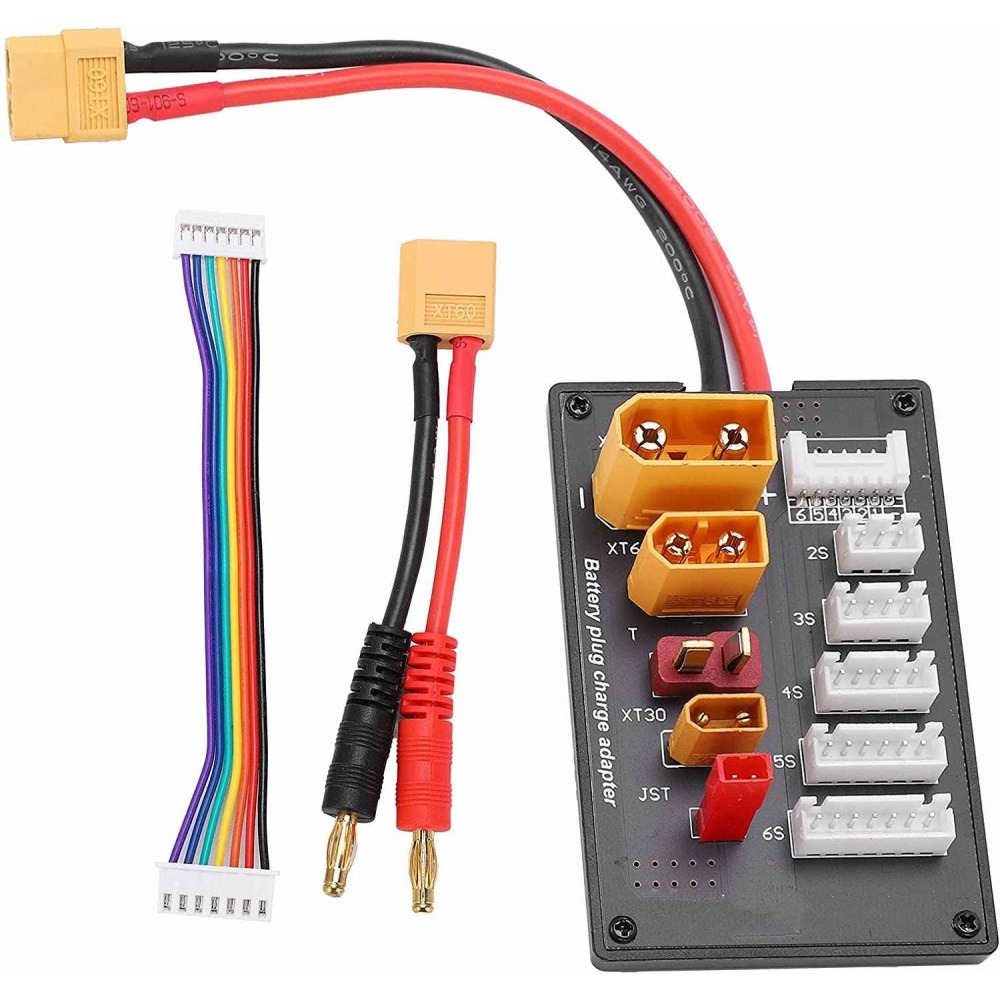 Xt30 xt60 xt90 jst t conector  - Lipo Parallel Charging Board avaliação e preço