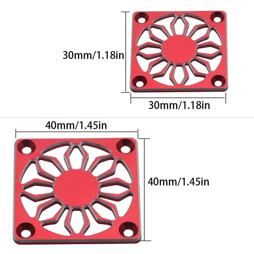 1 peça tampa do ventilador de  - Drone Motor Rc Car avaliação e preço