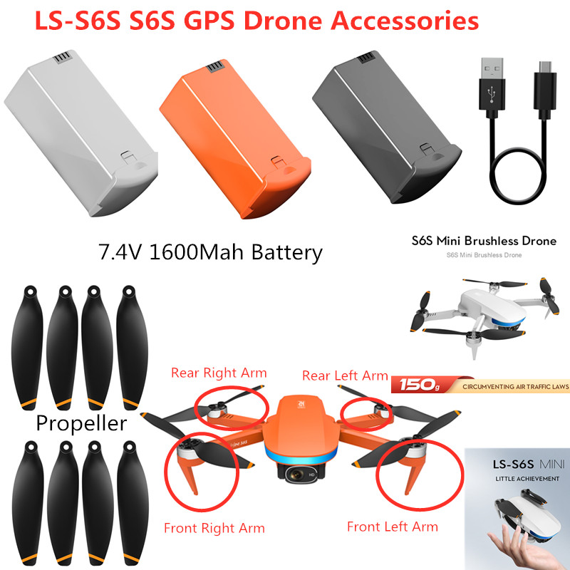 Bateria 7.4V 1600mAh para Dron - Drone Ls Rc avaliação e preço