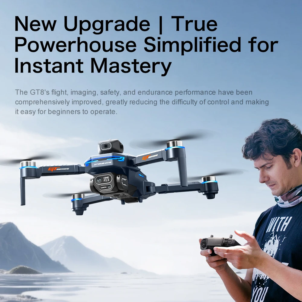 Drone Original GT8 com GPS, Câ - Drone Gt8 Rc avaliação e preço