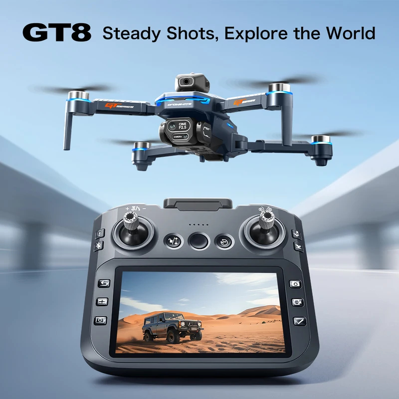 Novo Drone GT8 2026 com Câmera - Drone Gt8 Rc avaliação e preço