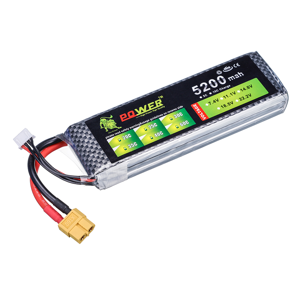 3S 5200mah 11.1V 60C Lipo Bate - Drone Zll Rc avaliação e preço